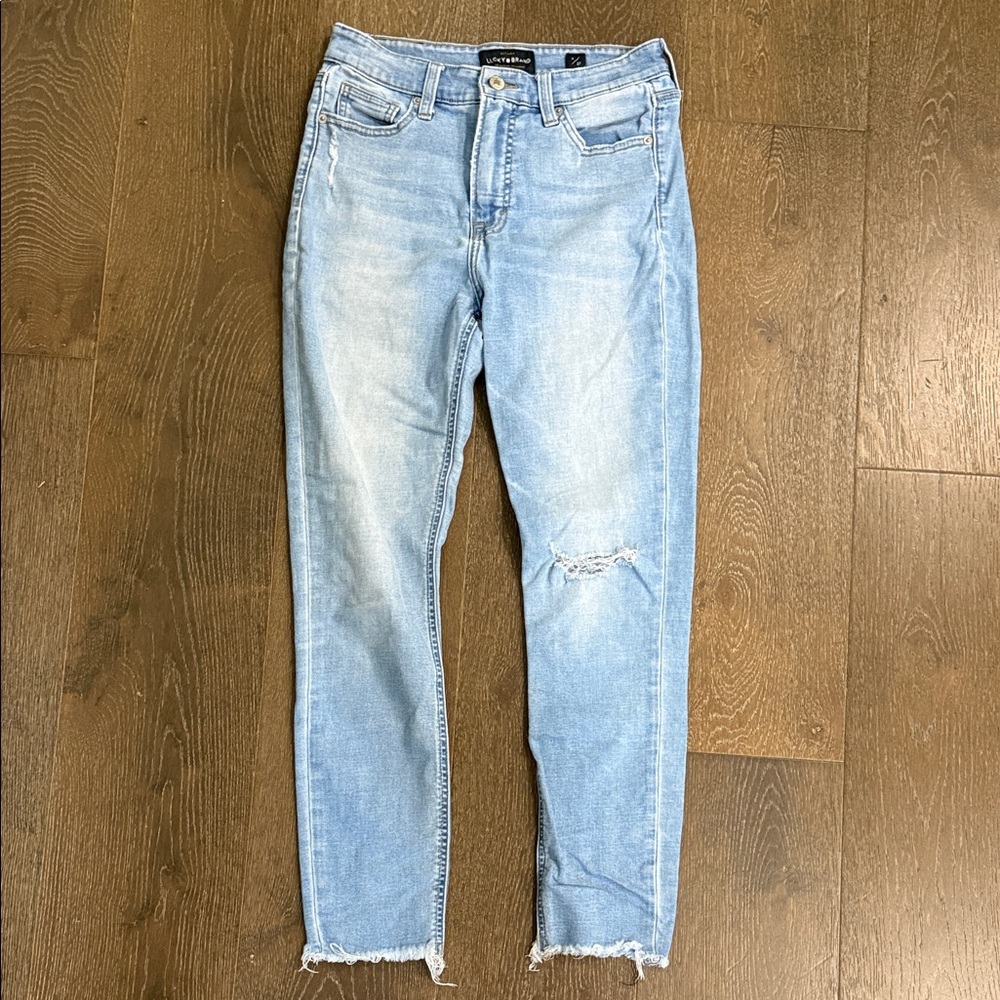 Lucky Brand Light Blue High Waisted Skinny Jeans